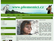 Tablet Screenshot of jana.plemenici.cz